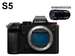 Panasonic LUMIX S5 ミラーレス一眼カメラ ルミックス DC-S5-K +Panasonic LUMIX S 20-60mm F3.5-5.6 S-R2060 (ライカL ズームレンズ)セット