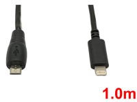Lightning to USBマイクロBタイプ・ケーブル(1.0m)