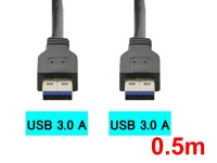 USB-A to A ケーブル(0.5m）