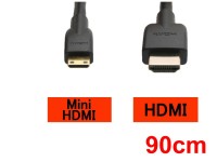 HDMIケーブル(HDMIミニ-HDMI)(90cm)