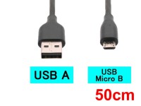 USBマイクロケーブル(50cm)