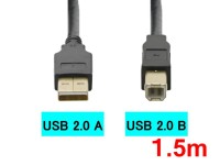 USBケーブル Type-A-B(1.5m)