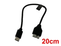 USB 3.0 to Type-C ケーブル(20cm)