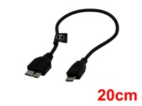 USB 3.0 to USB Micro ケーブル(20cm)
