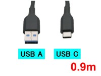 USBケーブル A - C(0.9m)