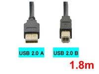 USBケーブル A-B(1.8m)