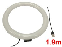 10インチLEDリングライト（USBケーブル付き(1.9m）