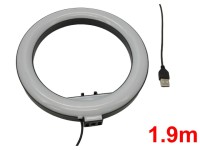 LEDリングライト(USBケーブル付き(1.9m）