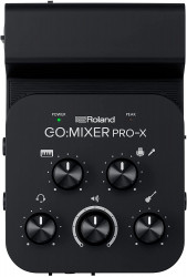 Roland GO:MIXER PRO-X モバイル デバイス専用ポータブル ミキサー