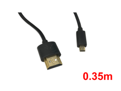 ケーブル本体0.35m( micro HDMI to HDMI )
