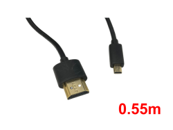 ケーブル本体0.55m( micro HDMI to HDMI )