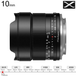 TTArtisan 10mm F2 C ASPH Xマウント ブラック（10mm f/2C X (B) ）
