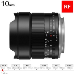 TTArtisan RF 10mm F2 C ASPH RFマウント ブラック（10mm f/2C RF (B) ）