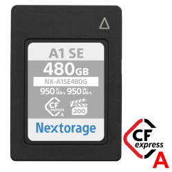 Nextorage 480GB CFexpress Type A VPG200 メモリーカード NX-A1SEシリーズ 読み：950MB/s 書き：950MB/s NX-A1SE480G/INE ソニー αシリーズ動作保証