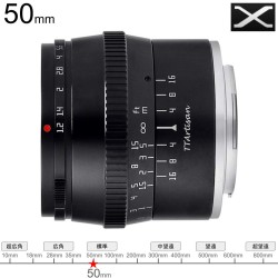 TTArtisan 50mm F1.2 C Xマウント ブラック