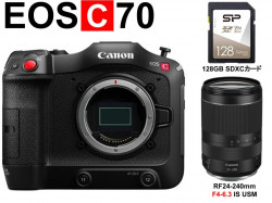 Canon EOS C70 / 128GB SDXCカード / RF24-240mm F4-6.3 IS USM セット