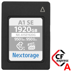 【世界最大容量】Nextorage 1920GB CFexpress Type A VPG200 メモリーカード NX-A1SEシリーズ 読み：950MB/s 書き：950MB/s NX-A1SE1920G/INE ソニー αシリーズ動作保証_image