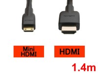ミニHDMI-HDMIケーブル(1.4m)