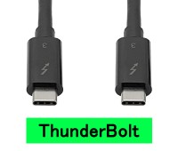 Thunderbolt 4 USB4.0 ケーブル 40Gbps 100W充電 0.8m