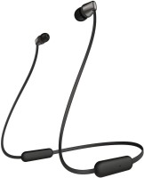 SONY ワイヤレス マイク付イヤホン WI-C310 BC 黒（Bluetooth、IPX6防水）