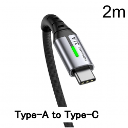 USB Type A to C（USB3.0）2m PD QC 対応 3.1A 急速充電 超高耐久 高速データ転送
