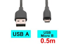 USBマイクロケーブル(0.5m)