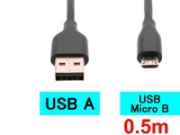 USBケーブル（給電専用(0.5m)
