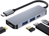 USB C ハブ 4 in1 USB Type c HDMI HUB アダプタ 4ポート ４K 解像度 HDMIポート+USB 3.0ポート
