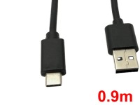 USB-A - USB-Cケーブル (USB 2.0)(0.9m)