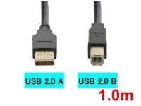 USBケーブル2.0 A-B(1.0m）