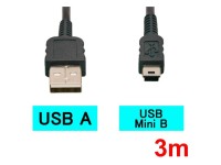 USBmini-Bケーブル（3m）