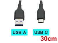 充電用USB（A-C）ケーブル(30cm)