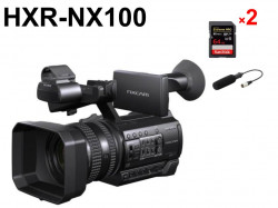 SONY HXR-NX100 / 2枚64GB SDXCカード / ガンマイクセット
