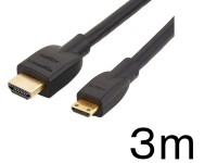 Mini HDMI→HDMI ケーブル 3m（mini HDMI)