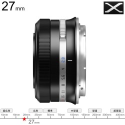 TTArtisan AF 27mm F2.8 Xマウントブラック(AF27mm f/2.8 X (B)