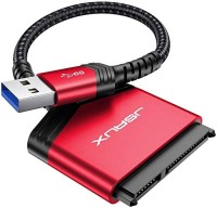 SATA USB変換アダプター 2.5インチSSD /HDD用 コンバーター 5Gbps 高速(赤）