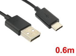 USB-A to USB-Cケーブル (USB 2.0)(0.6m)
