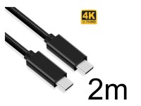 USB-C to USB-C（USB 3.1 Gen2 10Gbps PD対応 最大100W/5A） 2m