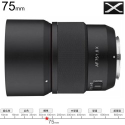 SAMYANG AF 75mm F1.8  Xマウント