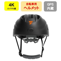 自転車用ヘルメット 【4K ビデオカメラ GPS内蔵】V8S（黒）_image