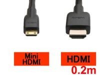 HDMItominiHDMIケーブル(0.2m)