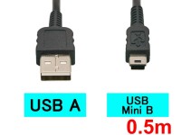 USBミニBケーブル（0.5m）