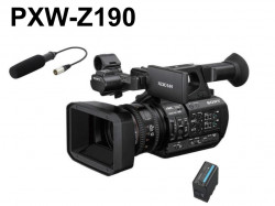 SONY PXW-Z190 バッテリー ガンマイクセット_image