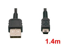 USBケーブル(USB TypeA-miniUSB TypeB)(1.4m)