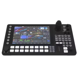 SPROLINK MC-NDI 8チャンネル NDIビデオスイッチャー HDMI/SDI ISO録画対応 PTZジョイスティック内蔵（NDIライセンスのアクティベーション済）