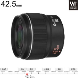 YONGNUO YN42.5mm F1.7M II 単焦点 中望遠レンズ マイクロフォーサーズ