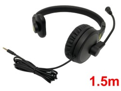Single-Ear LBHヘッドセット(1.5mジャック取付き)