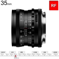 Brightin Star MF 35mm F1.4 フルサイズ RFマウント ブラック
