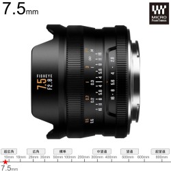 Brightin Star MF 7.5mm F2.8 IV APS-C マイクロフォーサーズマウント ブラック