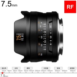 Brightin Star MF 7.5mm F2.8 IV APS-C RFマウント ブラック